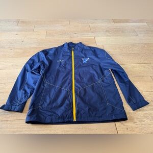 Reebok St. Louis Blues NHL Hockey Jacket Men’s Sz‎ XL